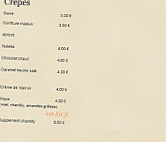 Le Jamberoute menu