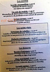 L'aristide menu