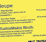 Nouït menu