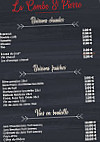 Le Chalet La Combe St Pierre menu