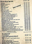 Pizzeria Golden Star menu