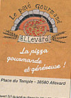 La Pizza Gourmande menu