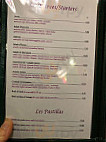 La Table Marocaine menu