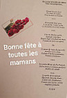 Le Pasturier menu