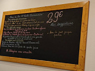 L'école menu