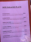 Le Chaland menu