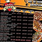 Amore Pizza menu