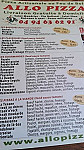 Allo Pizza Saint-mandrier-sur-mer menu