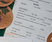 La Croustille menu