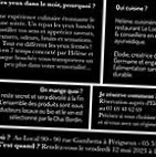 Le Local 90 menu