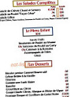 La Grange De Célice menu