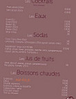 Les Petites Causeries menu