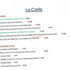 Auberge De L'argentor menu