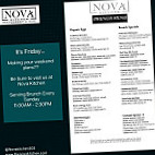 Nova Kitchen menu