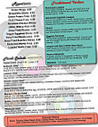 Connie's Diner menu