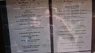 La Bergerie menu