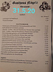 Gasthaus Nagele menu