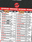 Master Pizza menu