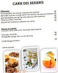 Chez Georges menu