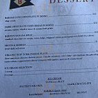 Baron's Cove menu