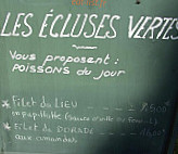 Les Ecluses Vertes menu