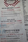 A La Bonne Franquette menu