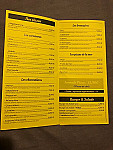 O Soleil du Triolet menu