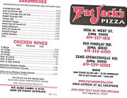 Fat Jack's Pizza Spencerville Rd menu