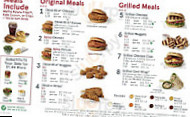 Chick-fil-a menu