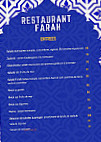 Farah menu