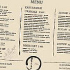 Sakura Ramen Sushi menu