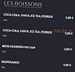 Le Dolmen menu