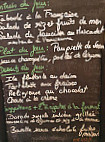 Le Neuvillois menu