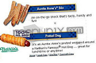 Auntie Anne's Pretzels menu