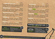 Basilic Co menu