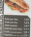 Le Grec'os menu