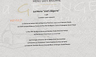 La Grange menu