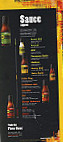 Buffalo Wild Wings menu