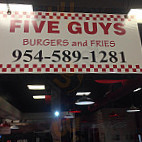 Five Guys Cypress Creek inside