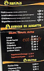 King Kebab menu