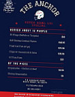 The Anchor Fish Chips menu