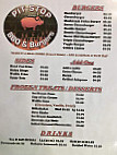 Pit Stop Bbq menu