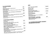 Takeaway Pizza menu