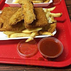 Ed's Fish Chips inside