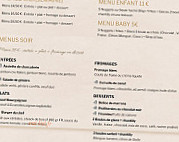 Le Rustique menu