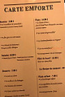 Le Fouguinz menu