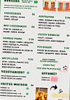 Mister Burger menu