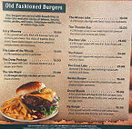 Pearl Lake Lodge menu