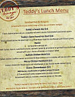 Teddy's Lounge menu