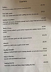 Andersons Boathouse And Accommodation menu